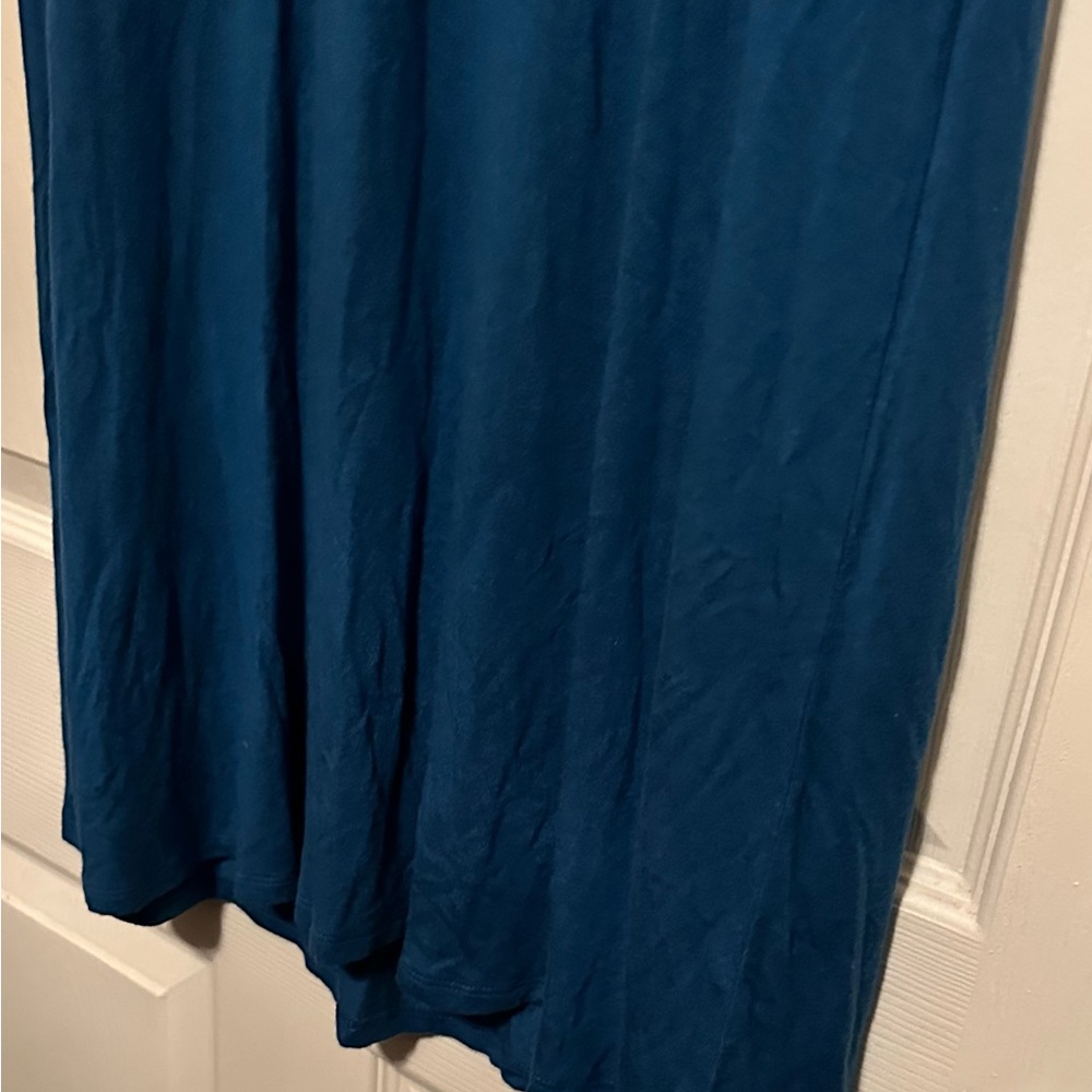 Gillian & O’Malley beautiful teal blue nightgown pit to pit 20” shoulder ⬇️ 38” - Picture 4 of 5